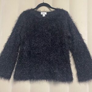 Vintage Carducci Women’s Eyelash Sweater Medium Italy Shaggy Whimsical Artsy